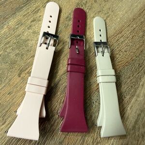 3 Silicone Replacement WristBands for Fitbit Versa,Versa 2, Versa Lite/SE